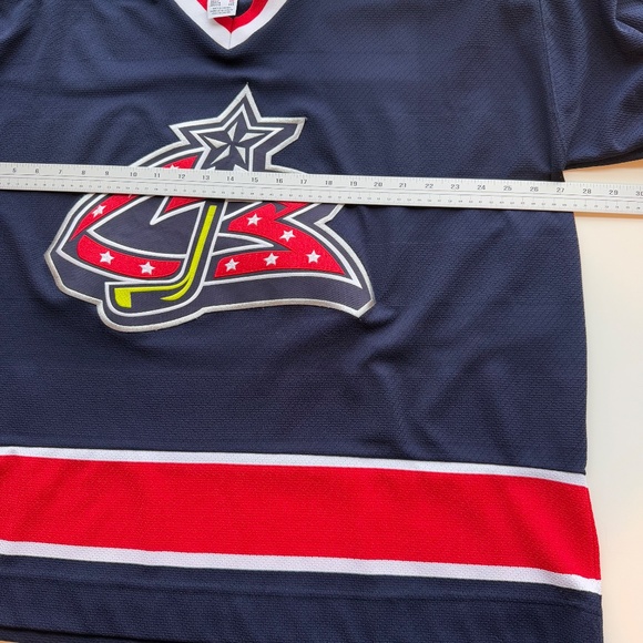 Vintage Columbus Blue Jackets Original Logo Jersey Size XXL - Picture 8 of 10